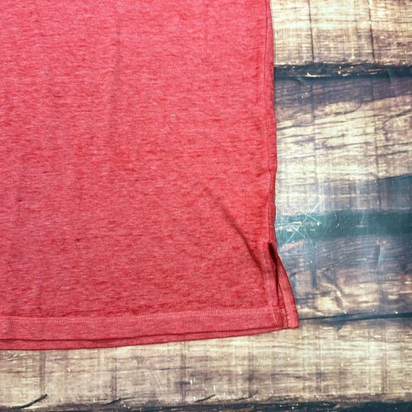 $5 SALE Mudd Roadtrip Tee Red V Neck T Shirt - Picture 4 of 6